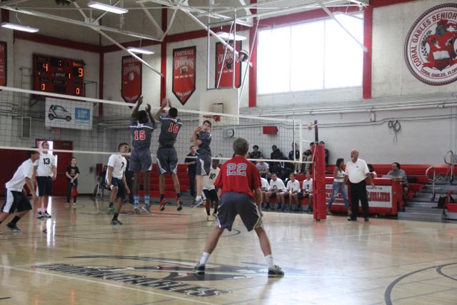Boys JV Volleyball Takes A Loss Against Coral Park Rams