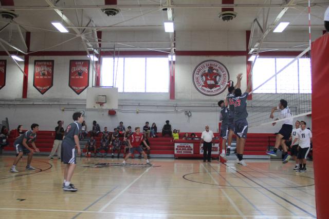 Boys JV Volleyball Takes A Loss Against Coral Park Rams