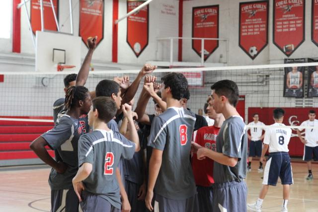 Boys JV Volleyball Takes A Loss Against Coral Park Rams