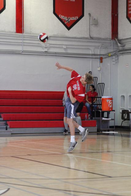 Boys JV Volleyball Takes A Loss Against Coral Park Rams