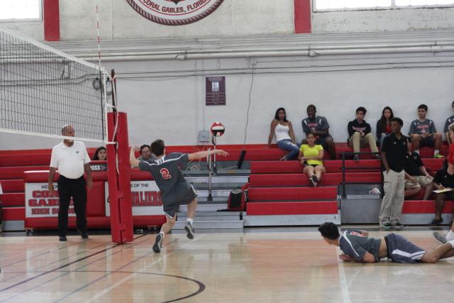 Boys JV Volleyball Takes A Loss Against Coral Park Rams