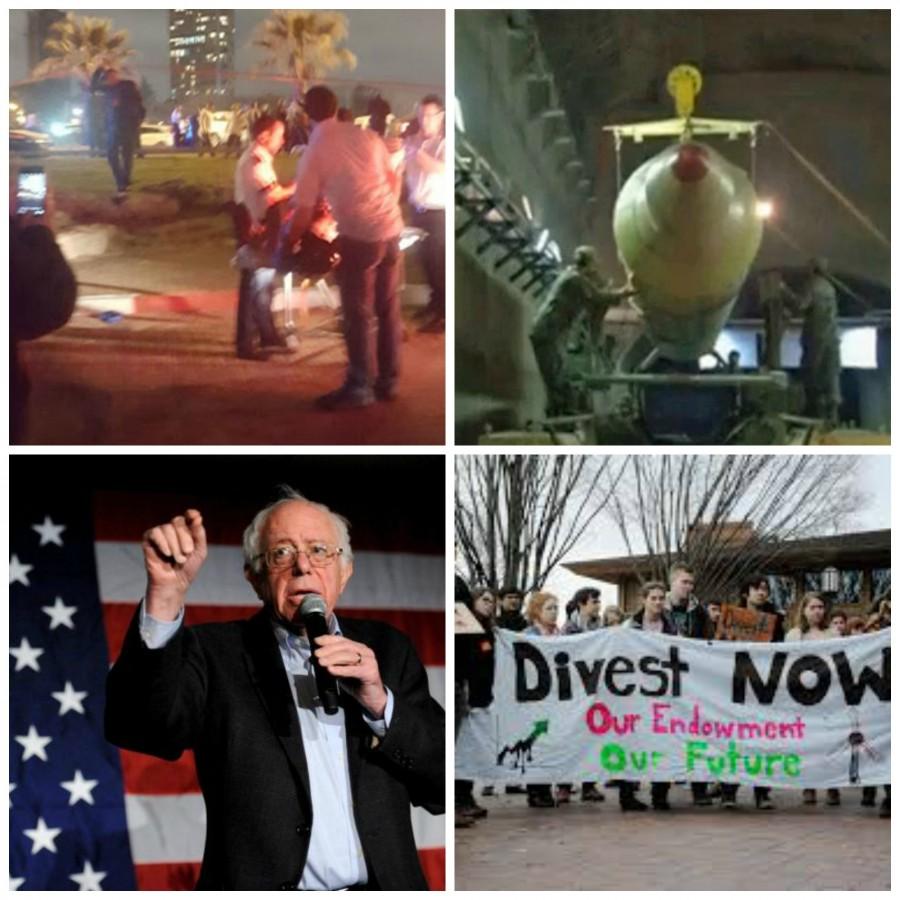 Stabbing in Israel, nuclear threat from Iran, Sanders takes Michigan, youth sues for measures against climate change and more in this week's recap.  