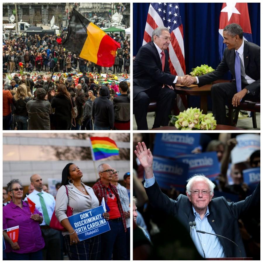 This week: Brussels attack, Obama in Cuba, North Carolinas controversial law and Sanders sweeps in Western Saturday.