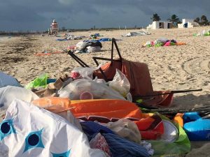 The amount of trash that is being left behind at events like Floatopia is harming our environment 