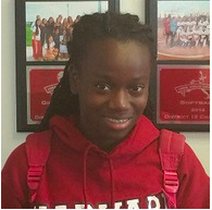 Johnson helped lead the girl's flag football team to victory over South Miami with a 12-0 win.