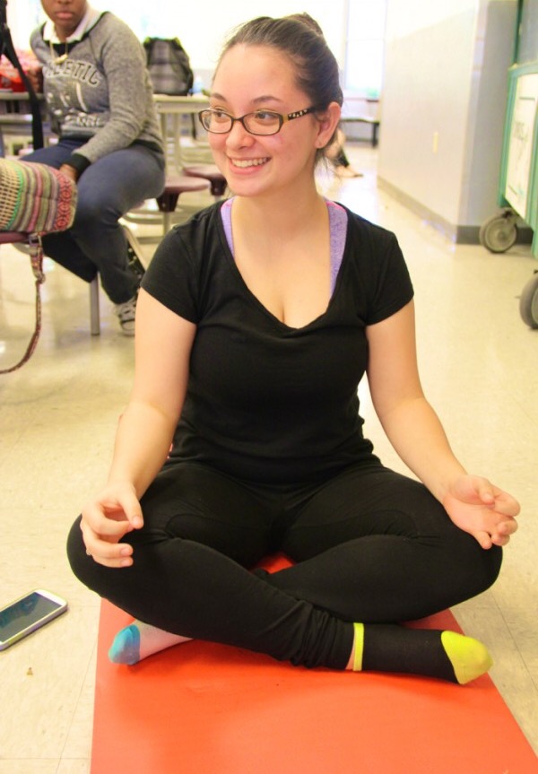 Meditation is another way that many students find relief from stress.