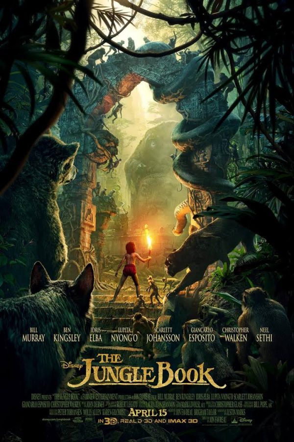 The new Jungle Book movie shows a live-action  version of the Disney classic by the same name.