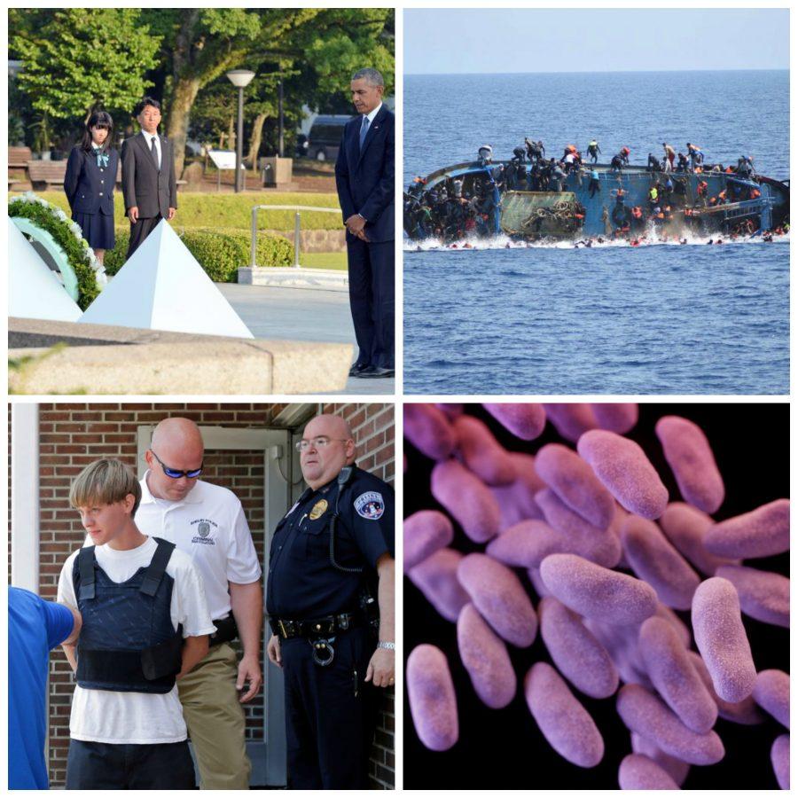 Obama visits Vietnam, migrant boats shipwreck, death penalty pursued for Dylann Roof and superbug reaches the US in this week's news.