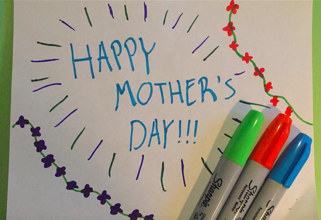 Make sure to make this Mother's Day extra special by making a handmade card to go along with your Mother's Day meal!