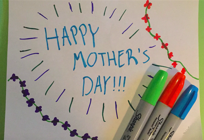 Make sure to make this Mothers Day extra special by making a handmade card to go along with your Mothers Day meal!