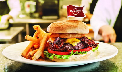 Let mom enjoy one of Hard Rock's world famous classic burgers