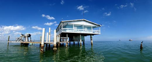 A beautiful shot of Stiltsville