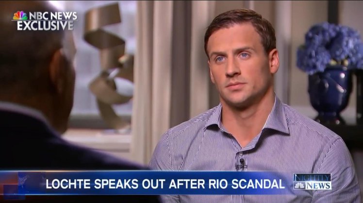 Well known Olympic competitor Ryan Lochte loses four sponsors due to the not so white about what really happened that drunken night.  