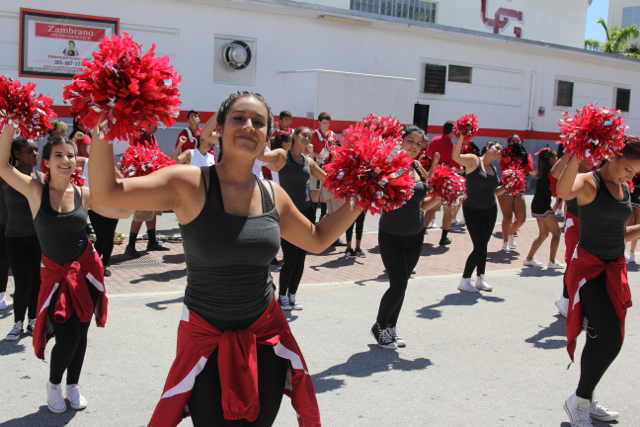 Spirit Pep Rally Takes Over Lunch!