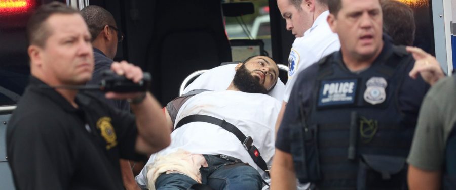 Suspect Ahmad Khan Rahami after being injured and captured by police