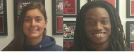 Seniors Hannah Cordes and Jamar Thompkins are Athletes of the Week after leading their teams to sweet victory.