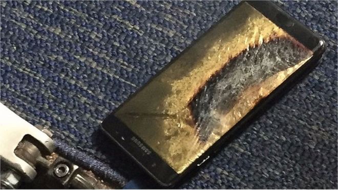 Se están prendiendo fuego los nuevos teléfonos Samsung.