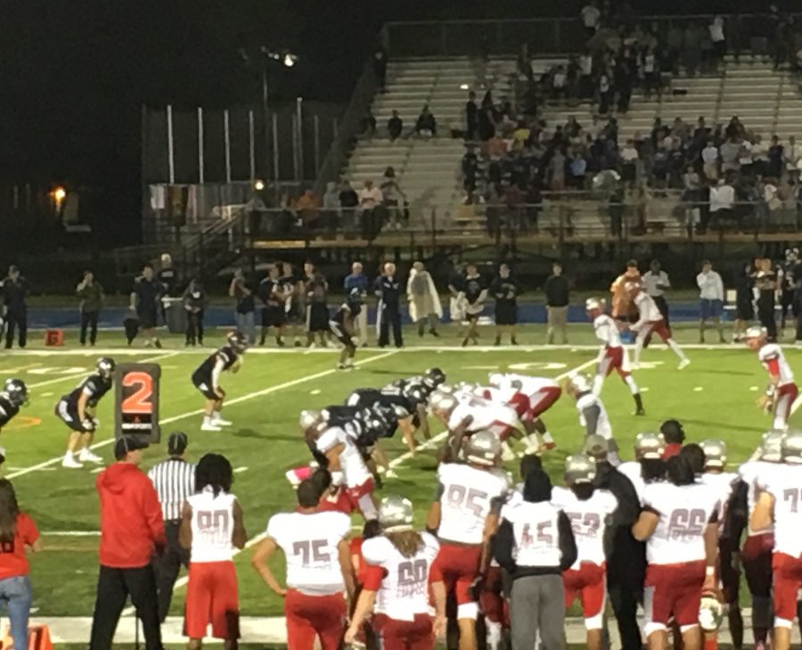 The Cavs near the endzone, ready to put some points on the board.