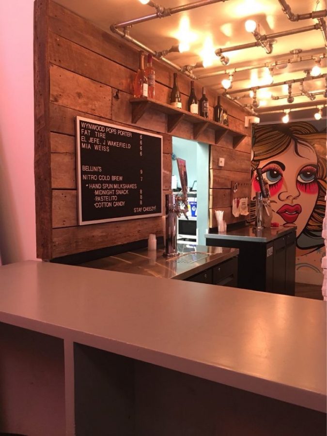 Ms. Cheezious' eclectic Coral Gables establishment boasts an array of menu options.
