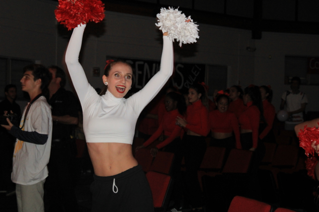 Seniors Honor Their Pep Rally Dressed In White