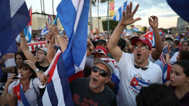 Fidel Castro died on Nov. 25 at the age of 90. Cubans in Miami went out to celebrate. 