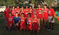 The boys at the regional championship meet after they qualified for the state championship.