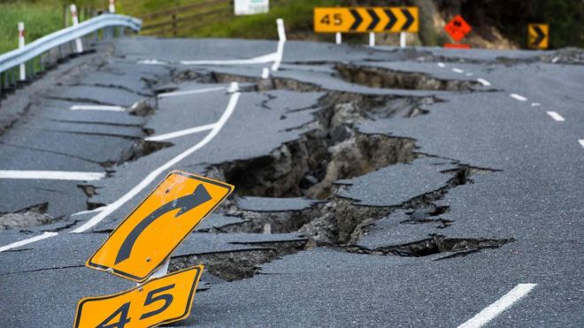 7.8 magnitude earthquake strikes in New Zealand, resulting in devastating consequences. 