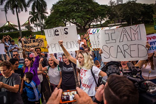 Anti-Trump+Protests