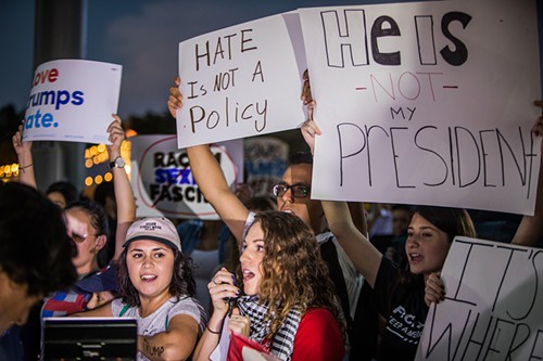 Anti-Trump+Protests