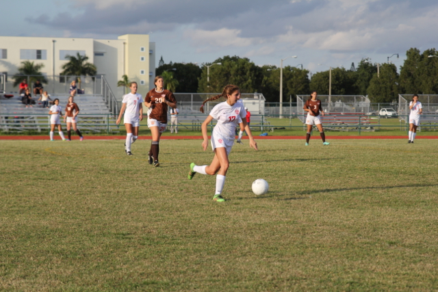 Lady Cavs Soccer Plays South Miami Cobras