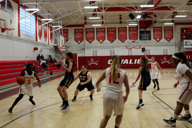Lady Cavaliers Against Lady Rams
