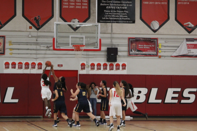 Lady Cavaliers Against Lady Rams