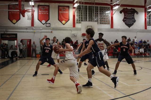 Boys Basketball gets a Well-Deserved Victory Vs. Columbus
