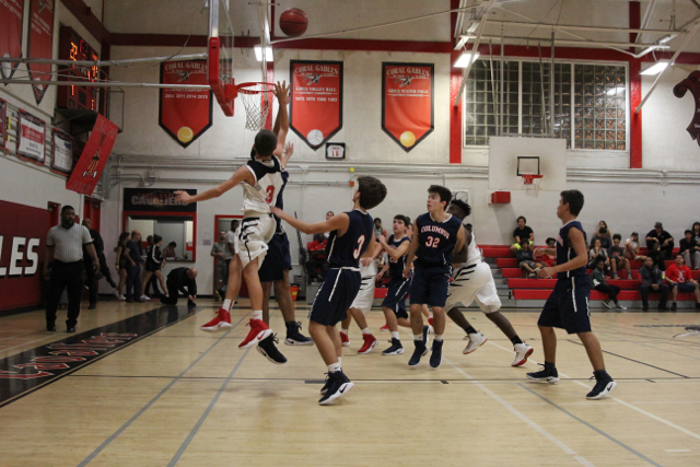 Boys Basketball gets a Well-Deserved Victory Vs. Columbus