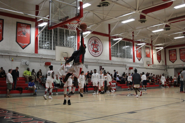 Boys Basketball gets a Well-Deserved Victory Vs. Columbus