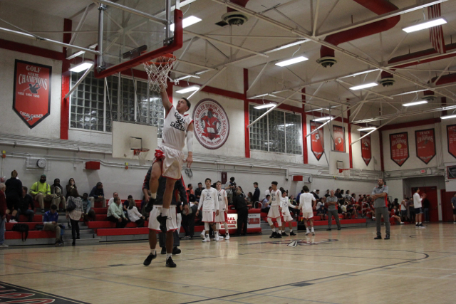Boys Basketball gets a Well-Deserved Victory Vs. Columbus
