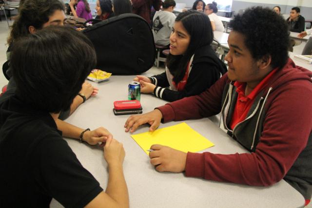 Participants face off head to head in groups of four to determine the most trivia savvy group of the night.