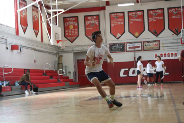 Badminton Faces off Against Miami Springs