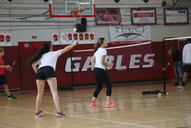 Badminton Faces off Against Miami Springs
