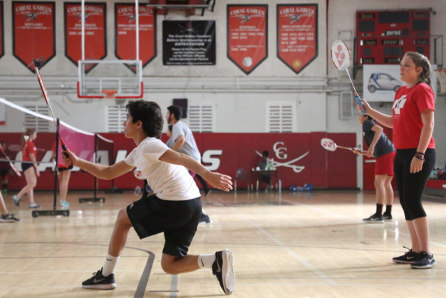 Badminton Faces off Against Miami Springs