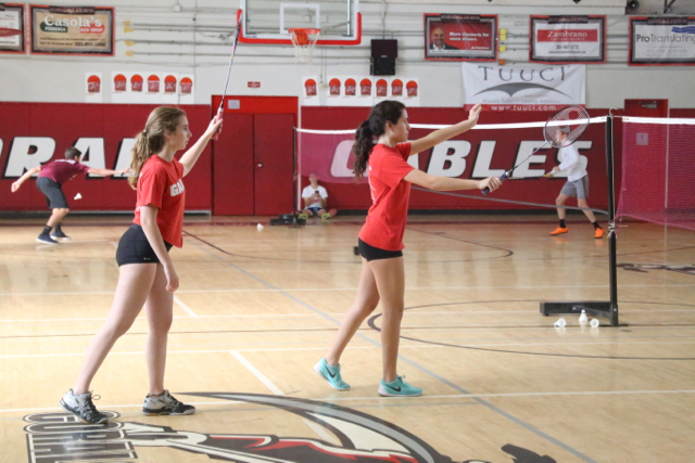 Badminton Faces off Against Miami Springs