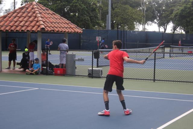 Cavaliers Take on Hialeah Thoroughbreds in Tennis Match