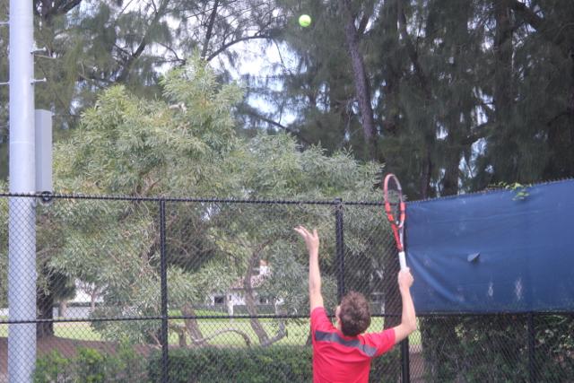 Cavaliers Take on Hialeah Thoroughbreds in Tennis Match