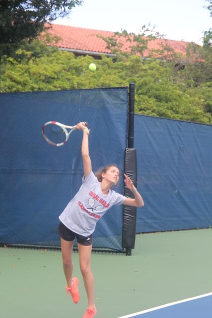 Cavaliers Take on Hialeah Thoroughbreds in Tennis Match