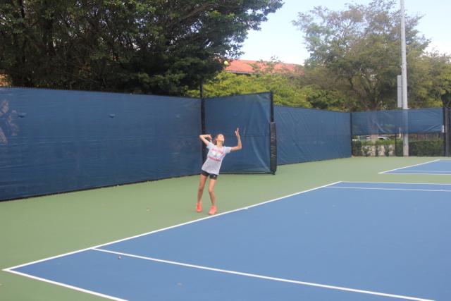Cavaliers Take on Hialeah Thoroughbreds in Tennis Match