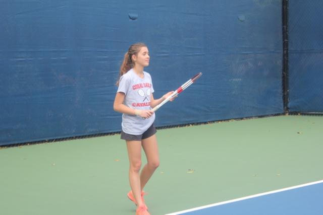 Cavaliers Take on Hialeah Thoroughbreds in Tennis Match