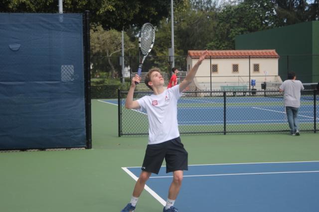 Cavaliers Take on Hialeah Thoroughbreds in Tennis Match