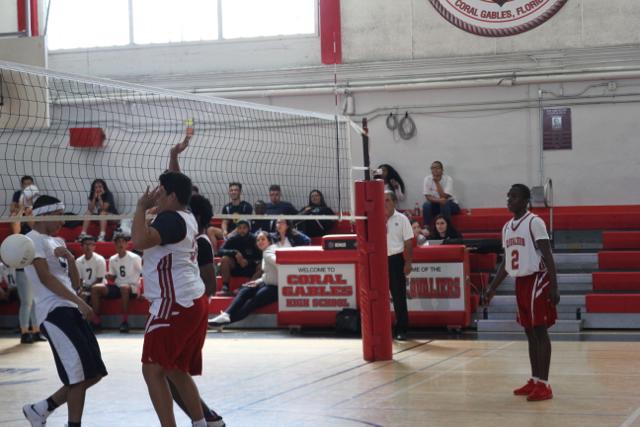 Boys Volleyball Strikes Up Against Coral Park