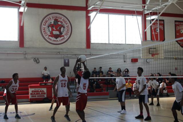 Boys Volleyball Strikes Up Against Coral Park