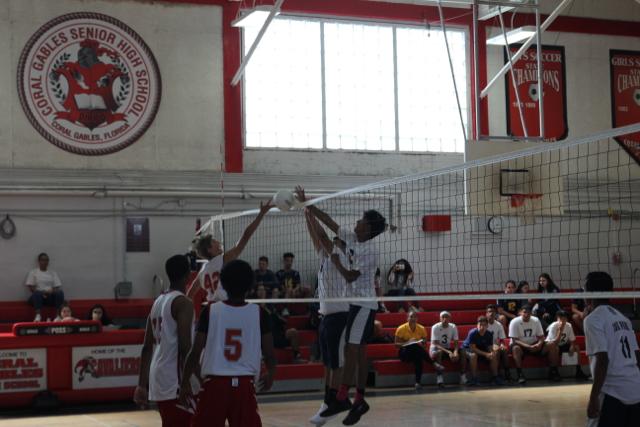 Boys Volleyball Strikes Up Against Coral Park